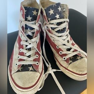 Vintage American flag Converse